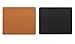 Price comparison product image Telesailor Leather Mouse Mat 2 Pack Set Brown&Black Computer PC Laptop Mouse Pad Large Ultra Thin Anti-silp Base Support for Laser Optical Mice (240x200x3mm, Brown&Black)