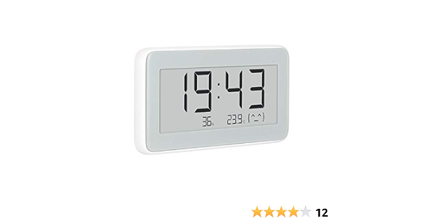 Xiaomi - Mijia LYWSD02MMC Table Clock - Humidity and Temperature Meter :  Amazon.de: Home \u0026 Kitchen