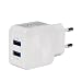 Produktbild MMLC Universal EU 5V 3.1A EU 2-Port USB2.0 Ladegerät für Smartphone EU USB Charger (Weiß)