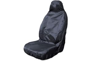 Carseatcover-UK Heavy Duty Black Waterproof Car Seat Cover - Single