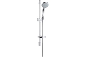 hansgrohe Croma 100 Zestaw prysznicowy Vario z drążkiem 65 cm i mydelniczką chrom, 27772000