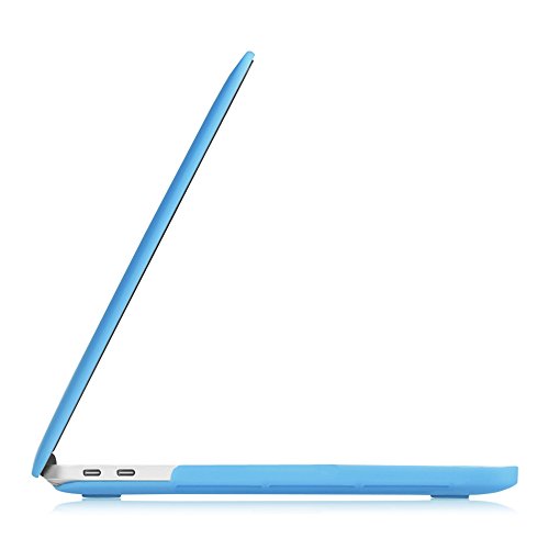 Fintie MacBook Pro 13 Hülle 2016 – Ultra Slim Hochwertige Matt Gummierte Hartschale Tasche Schutzhülle Snap Case für NEUESTE 13-zoll MacBook Pro 13″ (2016 Freisetzung) A1706 / A1708 mit/ohne Touch Bar and Touch ID, Aqua Blue - 4