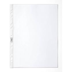 Durable - Funda multitaladro tamaño A4 vertical con apertura superior y perforación universal (100 unidades)