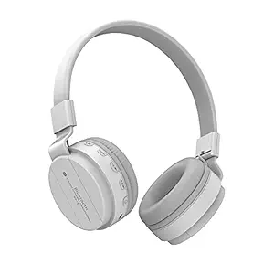 PSN Sh-12_Pro Wireless Bluetooth On Ear Headphone with Mic (White)