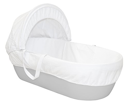 Shnuggle Modern Moses Basket (Pebble Grey)
