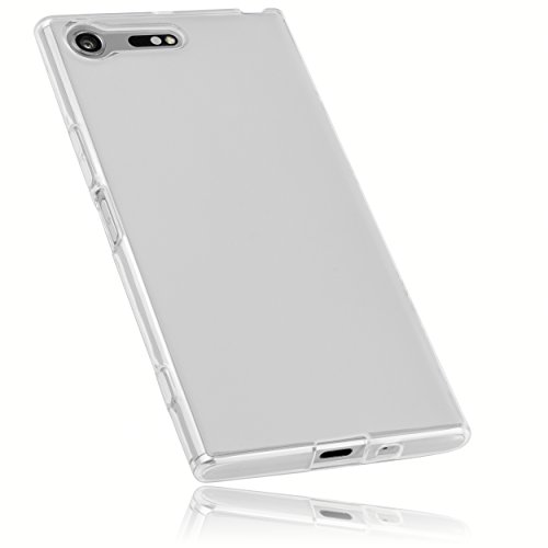 Preisvergleich Produktbild mumbi Schutzhülle für Sony Xperia XZ Premium Hülle transparent weiß