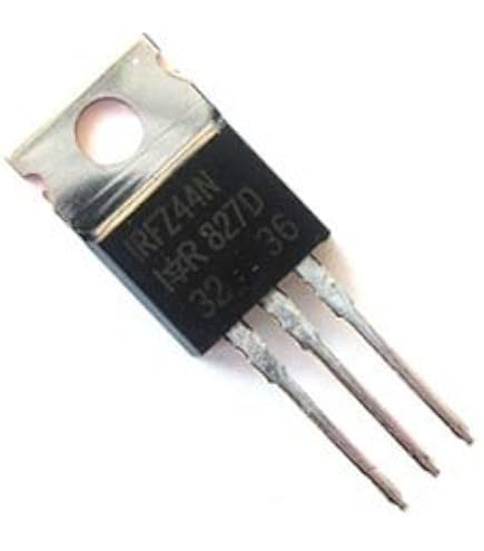 DAOKAI 20 Pcs IRFZ44N Transistor 3Pin In-line 55V 49A N-Channel Rectifier Power MOSFET Transistor Set Electronic Component TO220 for Electronic experiment