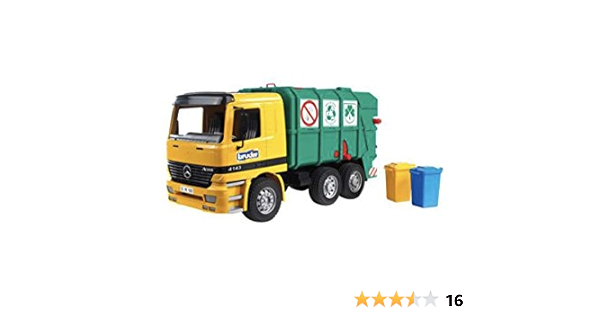bruder recycling truck