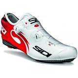  Sidi Cubrezapatillas Lycra Wire Blanco-Rojo - Talla: Única