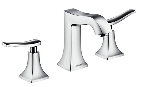 Hansgrohe 31073000 Metris Classic 100 Grifo de Lavabo de 3 Agujeros con