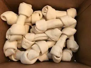 PSK PET MART Milky Chews Knotted Bone Dog Treat (15 Pieces).