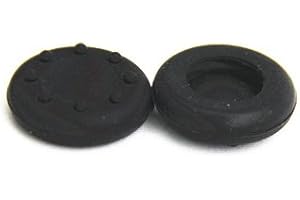 NEWNIU(TM) 2 pcs Controller Thumb Joysti stick Grip Analogue silicone caps for Playstation 3(PS3)/PS4/ Xbox 360/Xbox one Controllers (Black)