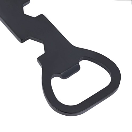 OULII Butterfly Messer Stil Flasche Öffner Werkzeug Metall Opener Bierbar liefert (schwarz) - 4