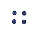 Produktbild Feicuan Screw Holes Cave Rubber Plug Replacement Part Repair Accessory für New3DSLL/XL Host (Blue,Pack of 4)