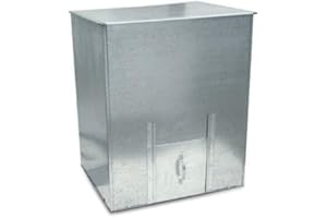 GARD N TOOL Galvanised Steel Metal Coal Bunker Heavy Duty Coal Fuel Storage 125KG -5 BAGS OF 25KG FUEL