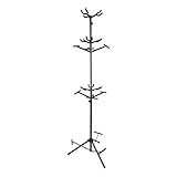 Der Neun-Kopf-Ständer ist für neun E-Gitarren, Ukulele, Akustikgitarre oder Bassgitarre ausgelegt.