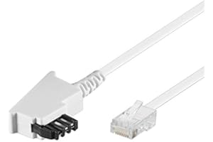 getyd 1 m TAE-F RJ45 ADSL Kabel WEISS VoIP IP Verbindungskabel Fritz Box für Fritz Box O Speedport Wireless Router