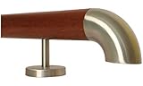rundholz hose kaufen der Abstand zwischen Wand und Handlauf beträgt ca.55mm - andere Abstände sind auf Anfrage möglich