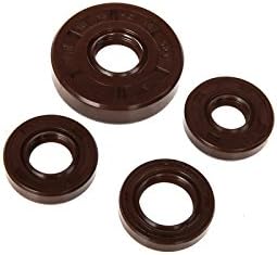 NJK Set Shaft Seal NJK (FPM Brown (Pack of 4) for SR4 1 – Sö 4-1 (with Kick Starter) with Dust Lip