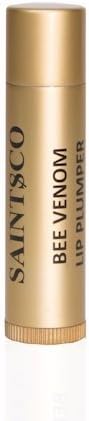 Saintsco Bee Venom Lip Plumper - The Best Bee Venom Lip Plumper Lip Enhancer Lip Balm From New Zealand - Get Fuller, Sexier Lips Without Injections - Made with Manuka Honey UMF 15+, Shea Butter, Grape Seed Oil, Cocoa Butter (Free Shipping Worldwide) 4.5G