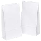 🌲 RESPETUOSO CON EL MEDIO AMBIENTE - ¡Elimine las bolsas de plástico que son muy dañinas para el medio ambiente y el planeta! ¡Estas bolsas de papel biodegradables se reciclan de diferentes maneras!