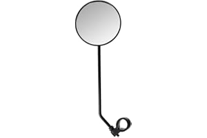 PROPHETE Busch & Müller 5220 - Rétroviseur vélo pour guidon - Fixation extérieure droite ou gauche - Noir