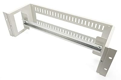 Digitus Support Professionnel pour profilé - 19" avec Rail de Guidage Conforme à la Norme DIN en 60715-35 x 390 mm - Raccord de cbles - Gris