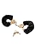 Produktbild Fetish Fantasy gold by Pipedream Deluxe Furry Cuffs - Handschellen mit Plüsch / Kunstfell - schwarz / gold
