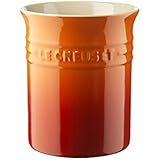 Le Creuset - Bote para utensilios de cocina de gres, color volcanico