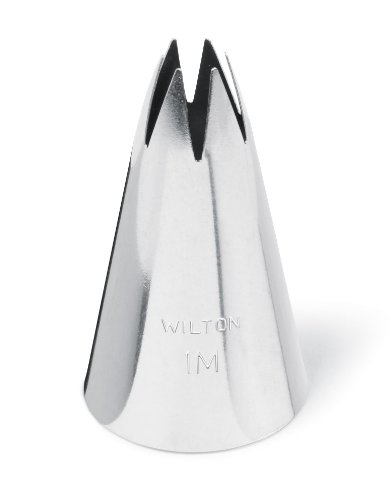 Wilton 2104-1364 Cupcake Decorating Spritztüllen, Edelstahl, silber, 12 Einheiten - 5