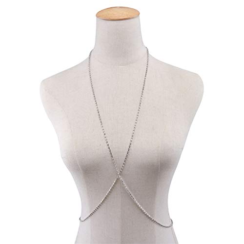 Preisvergleich Produktbild Faliya X Shaped Body Chain Kleidung Zubehör für Frauen Mädchen,Gold
