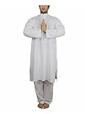 traditionelle indische kleidung für männer LUFTIG, LEICHTES OBERTEIL Brust 101 Cm; Länge 104 Cm; Hülle-86 Cm; mit Knopfleiste; weite Ärmel, luftige Seiten
