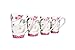 Produktbild Jameson & Tailor 4er Set Trink-Becher Rose bunt Brillant-Porzellan 200ml Füllmenge