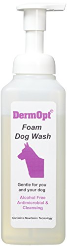 DermOpt® - Champú Limpiador para Perro, Lavado de Espuma, decapador rápido y acondicionador para Piel Sana y Abrigo de Piel Brillante, 500 ML