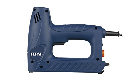 Ferm Elektrotacker – Schlagkraftreguliering – 400 Klammern – 100 Nägel, 1 Stück, ETM1004 - 2