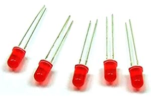 POPESQ® 5 piezas x LED Intermitente 5mm Rojo #A1475