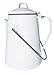 Produktbild Strider Emaille Kaffee Kanne 2 L Henkelkanne Teekanne mit Perkolator Email Camping Stempeldruck-Kaffeemaschine