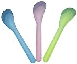 Small Mixing Spoons / Facial Mask Applicator Spatulas (Package of 10 Multi-colored Spatulas)