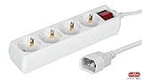  Regleta de sai 4 tomas schuko con interruptor SFO