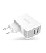 Produktbild USB Ladegerät 24W 5V/ 4.8A, eeco Dual Port Netzteil USB Charger Adapter Schnelllade Reiseadapter für iPhone / iPad / Samsung / Nexus / HTC / Motorola / LG Und andere Smartphone,Tablet,Power Bank - Weiß