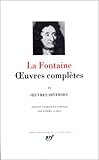 Image de La Fontaine : Oeuvres complètes, tome 2