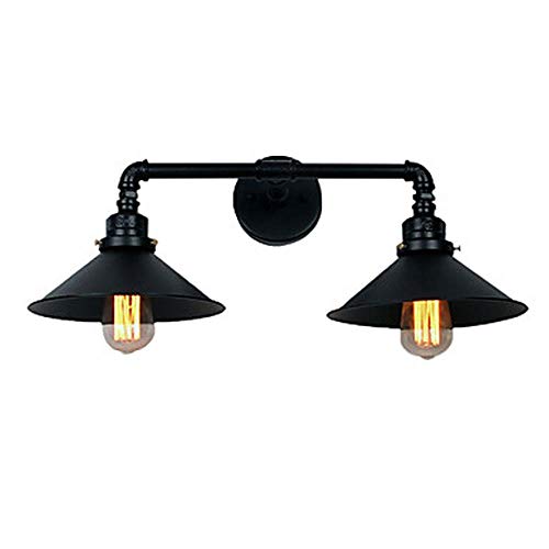 Preisvergleich Produktbild Industrielle Wandlampe der Weinlese Restaurantcafé-Stabkerzenhalterschwa...