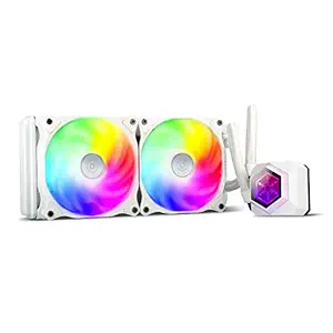 Silverstone Technology PF240W-ARGB, White, PermaFrost, AIO, 240mm, PWM, ARGB, Intel/AMD Liquid Cooler (SST-PF240W-ARGB)