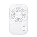 Produktbild Mini Lüfter Kleine Desktop Klimaanlage Lüfter, Tragbare Usb Fan Mini Handkamera Form Wiederaufladbare Sommer Klimaanlage Kühltasche Fan für Outdoor Travel Office Weiß, Kejing Miao