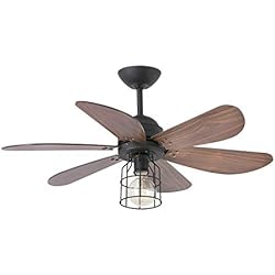 Faro Barcelona 33703 - CHICAGO Ventilateur de plafond noir