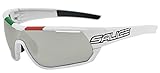 0/25/130 Salice Brille 016 ITA CRX Tricolor weiß/RW Idro blau + klare Linsen und Selbsttönende Smoke + Seehecht