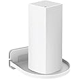 Router Wall Mount Bracket Stand Holder For Home Mesh Wifi system Hanger Stand Support for Tenda Nova Linksys Velop TP-Link D-Link for Google Nest Wifi router Stand (white)