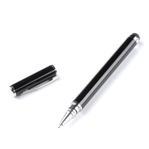tinxi® 5x universal Stylus Stift Touch Pen Eingabestift mit integriertem Kugelschreiber für alle Geräte mit kapazitiven Touchscreen Smartphone Handy PDA Tablet PC wie Apple iPhone 6 5s 5 4s 4 Samsung Galaxy S5 S2 S3 S4 S3 mini i8190 S4 mini S5830 S5830i S5360 Galaxy Note 3 Alcatel One Touch Pop C7 Sony Xperia Nokia Lumia 630 LG Google Nexus HTC Huawei / iPad Air iPad mini 2 Samsung Galaxy Tab 4 2 Tab 3 lite 7.0 Tab 3 10.1 P5200 Acer Iconia B1 A510 A511 A700 Asus Odys Sony Lenovo u.v.a… - 2