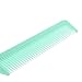 Green Plastic Comb w 2 Pcs Hair Cutting Trimmer Razor