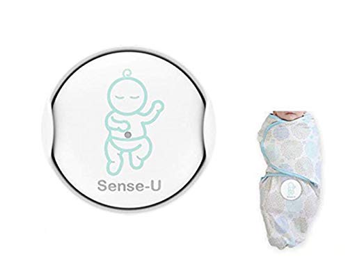 Sense-U Baby Monitor del movimento di respirazione e rotolamento con coperta a fasciatura inclusa